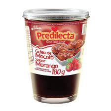 GELÉIA DE MOCOTÓ MORANGO. PREDILECTA COPO 180 g