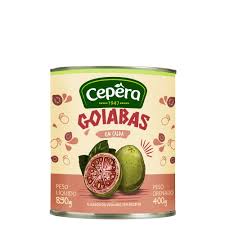 Goiaba em Calda Cepêra 850g.