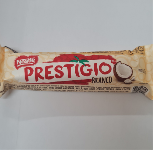 Chocolate Prestigio Branco 33g.