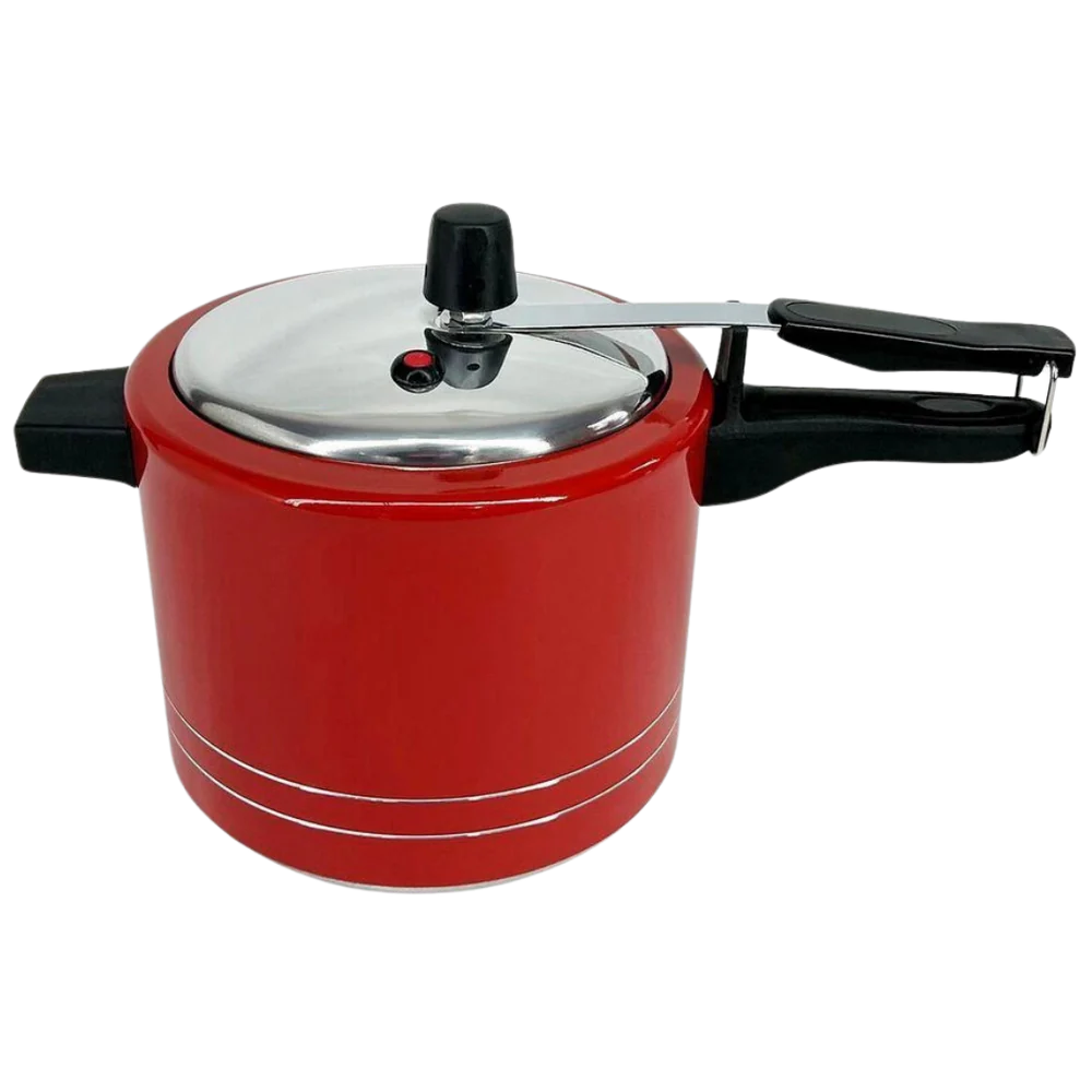 Panela de Pressão Vermelha anti-aderente Mister cook 4,5l.