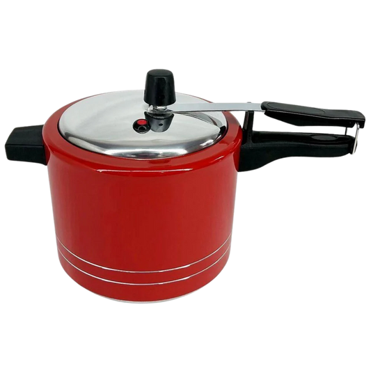 Panela de Pressão Vermelha anti-aderente Mister cook 4,5l.