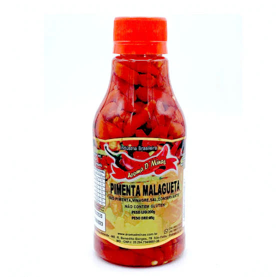 Pimenta Malagueta vermelha aroma de minas 85g.