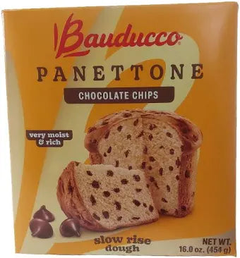 Panetone chocolate Bauducco 454g.