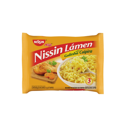 Nissin lamen Galinha Caipira 85gr.