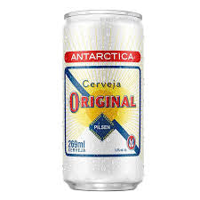 Cerveja ANTARTICA ORIGINAL lata 269 ml.(Cerveza)