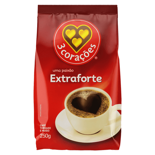 Café Extra fuerte 3 corações 250g.