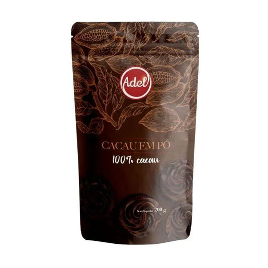 Cacau en pó 100%cacau Adel 200g
