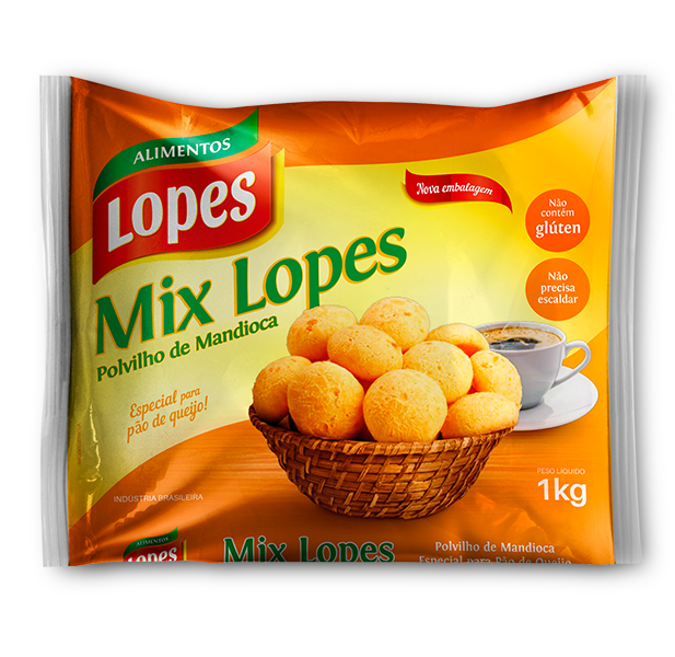 Mistura para Pão de queijo Lopes 500g