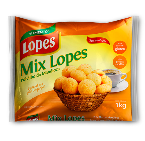 Mistura para Pão de queijo Lopes 500g