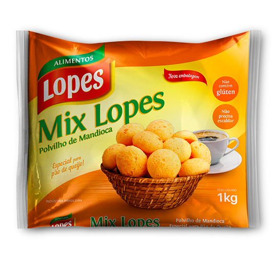 Mistura para Pão de queijo Lopes 500g
