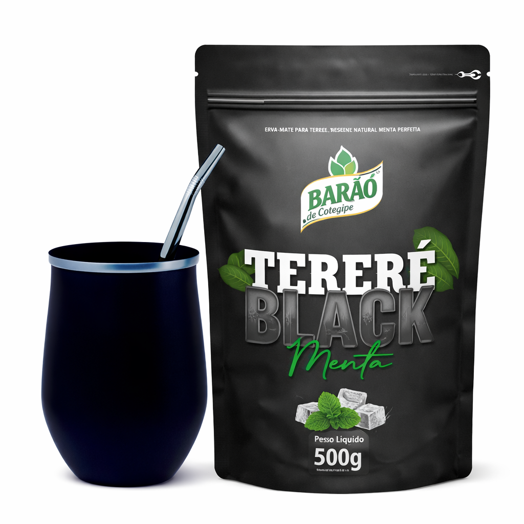 Erva Terere Menta Black Barão 500gr.