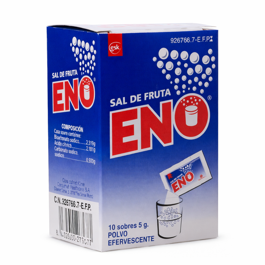 Sal de Frutas Eno 10saquetas.