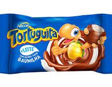 Arcor Chocolate Tortuguita Leite receheio baunilha18G