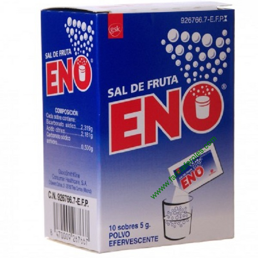 Sal de Frutas Eno 10saquetas.