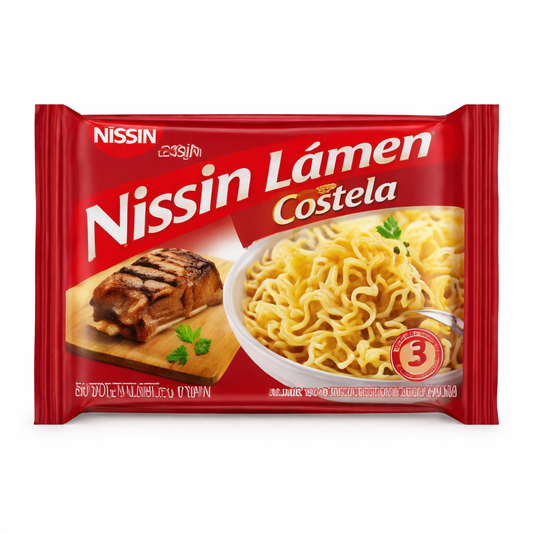 Nissin Lamen sabor costela 80g