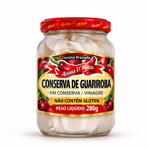 Conserva Guariroba aroma de minas 500g
