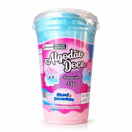 Algodão Doce mundo encantado 35g