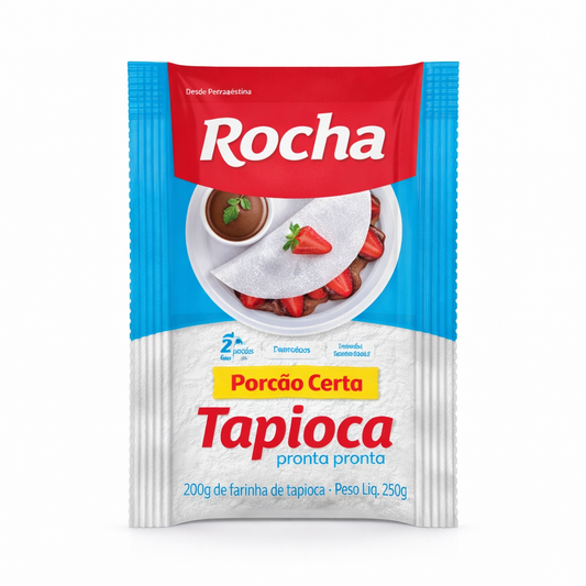 Fécula Hidratada para tapioca (porção certa) Rocha 70gr