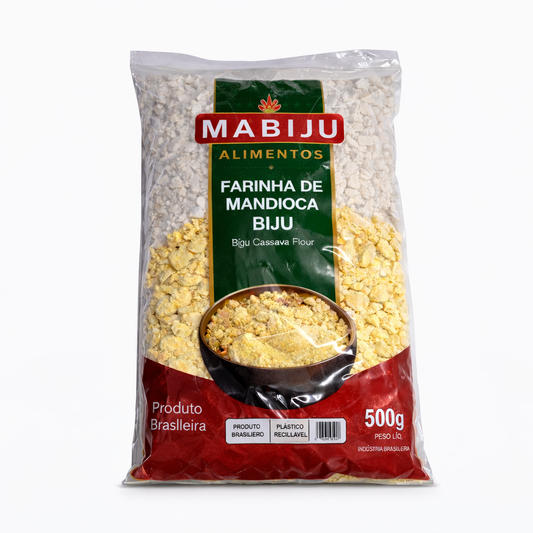 Farinha de Mandioca Biju 500g Mabiju.
