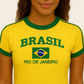 Camiseta esencia bordado Brasil