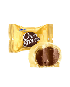 LACTA Bombom Ouro Branco .(Bombones choclate blanco rellenos)