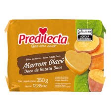 Marrom Glacê Predilecta Bloco 350g, Dulce de patata