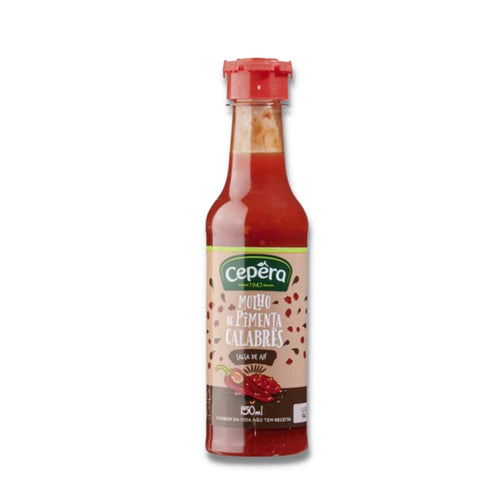 Molho de Pimenta Calabres Cepera 150ml (Molho de especiarias picantes).