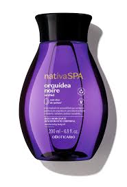 Nativa Spa Orquidea Noire Aceite corporal Reparação noturna Oboticario 200ml