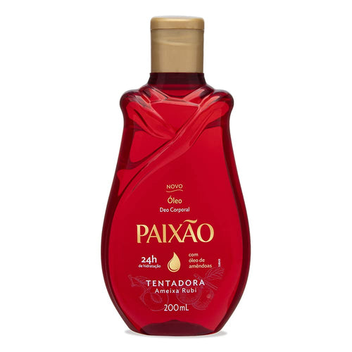 ÓLEO CORPORAL TEMPTADORA PAIXÃO 200ML.(Óleo corporal)