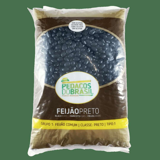 PEDAÇOS DO BRASIL Fejão Preto 1 kg.(Frijoles negros)