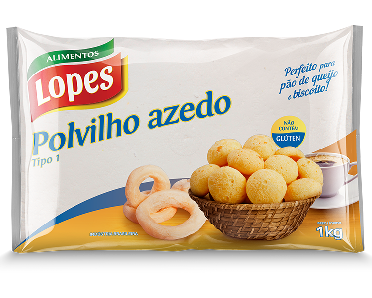 Polvilho Azedo Granulado 500G Lopes