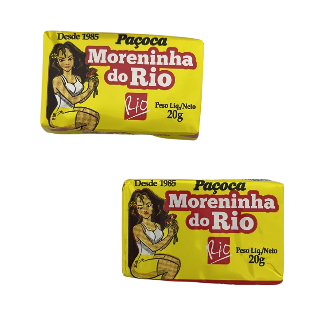Pacoca Rio RIO Paçoca Quadrada 1 unidad – Productosbrasil.com