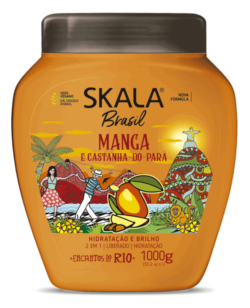 Skala Creme de Tratamento manga e Castanha do Pará 1kg.