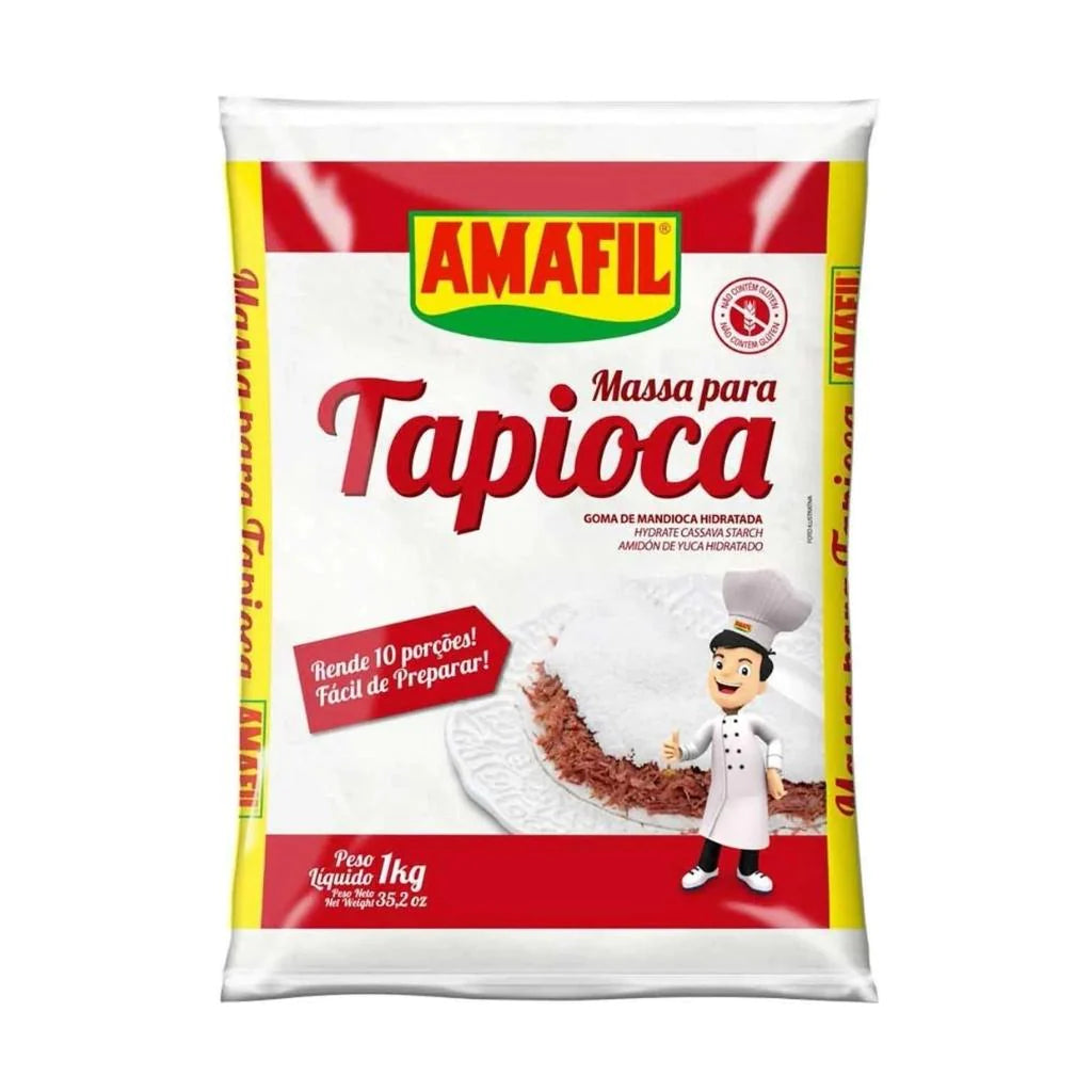 Tapioca Fécula Hidratada 1KG. Amafil Sem glúten