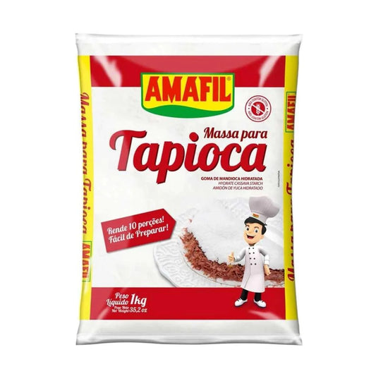 Tapioca Fécula Hidratada 1KG. Amafil Sem glúten