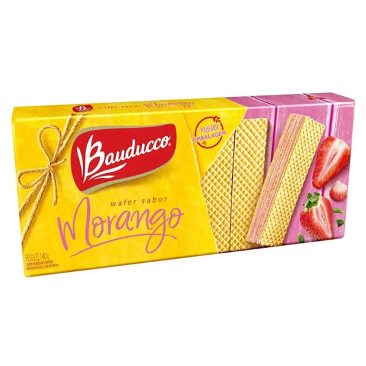 Waffer Recheio de Morango BAUDUCCO 140 g