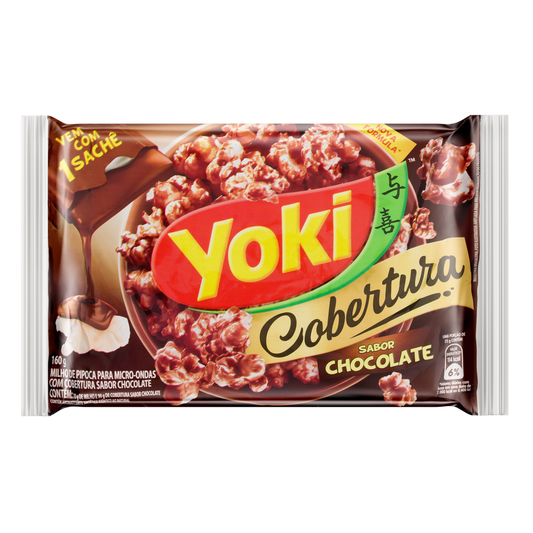 YOKI Pipoca para Micro-Ondas Sabor Chocolate 100g(Palomitas microondas)