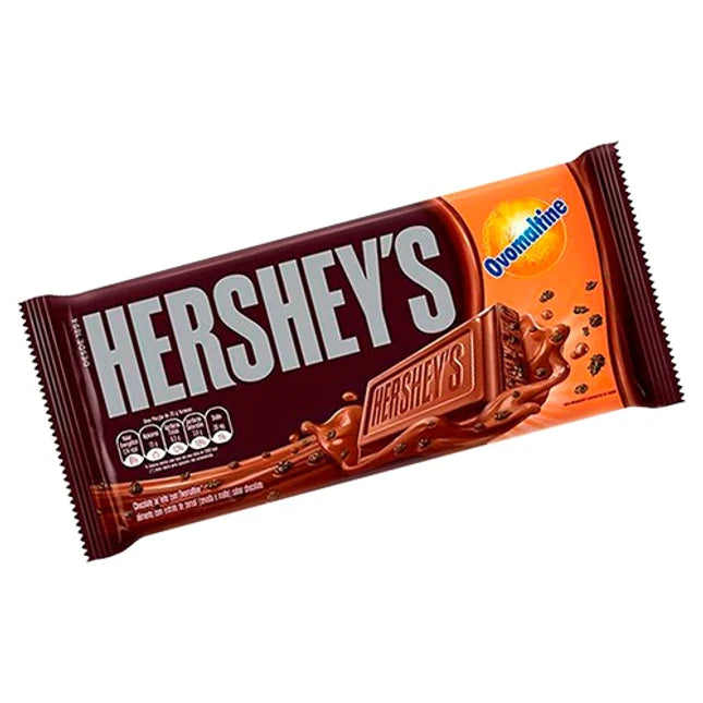 CHOCOLATE EM BARRA HERSHEYS OVOMALTINE 87g