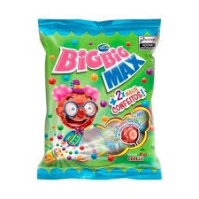 Pirulito chicle big big max cereja 600g