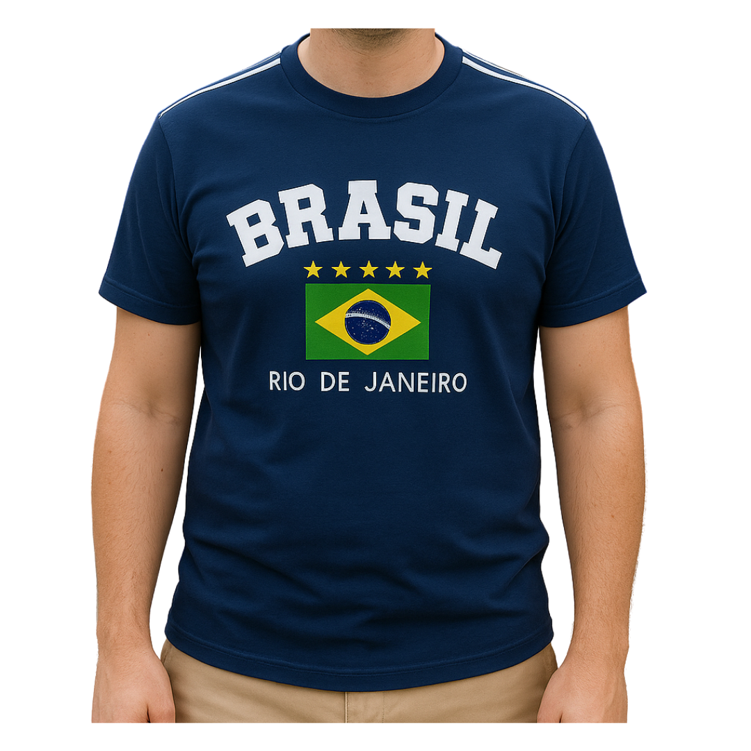 Camiseta Brasil Clásica – Edición Río