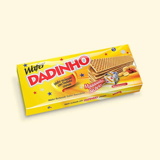 Bolacha Wafer Dadinho 130g.(Barritas de Barquillo relleno cacahuetes)