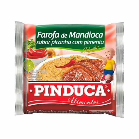 Farofa Mandioca Picanha Pinduca 250g.(Harina yuca sabor Picaña)