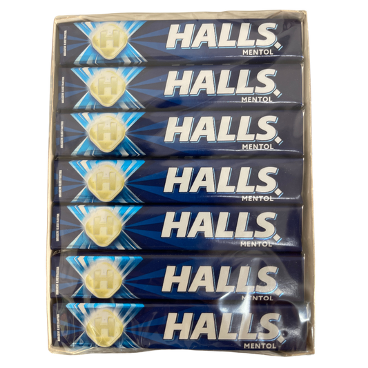 Halls mentol caja completa 21uni.