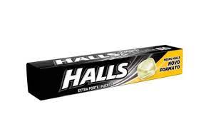 Halls Preto Extra forte 28g.(Caramelos menta extra fuertes)