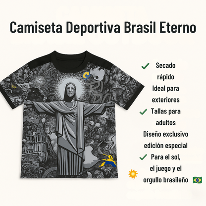 Camiseta Deportiva Brasil Eterno