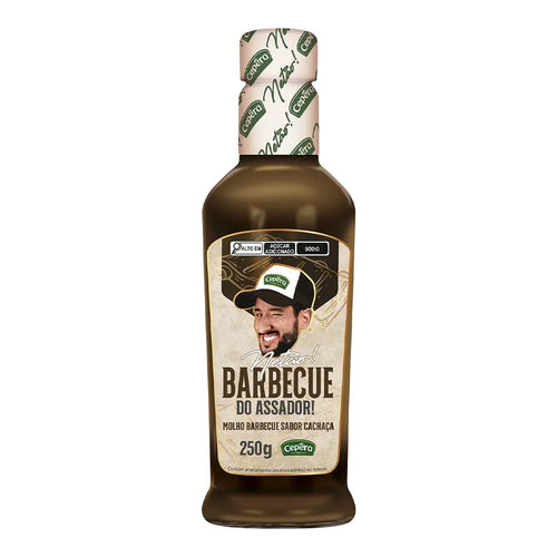 Molho Barbecue do Assador cachaça sabor Cepêra 250g.