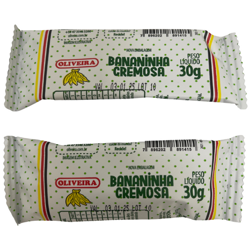 Bananinha cremosa Oliveira 30g