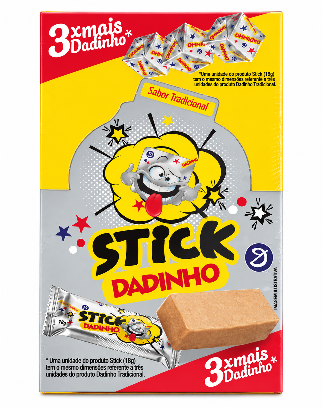 Dadinho stick caja 360g.