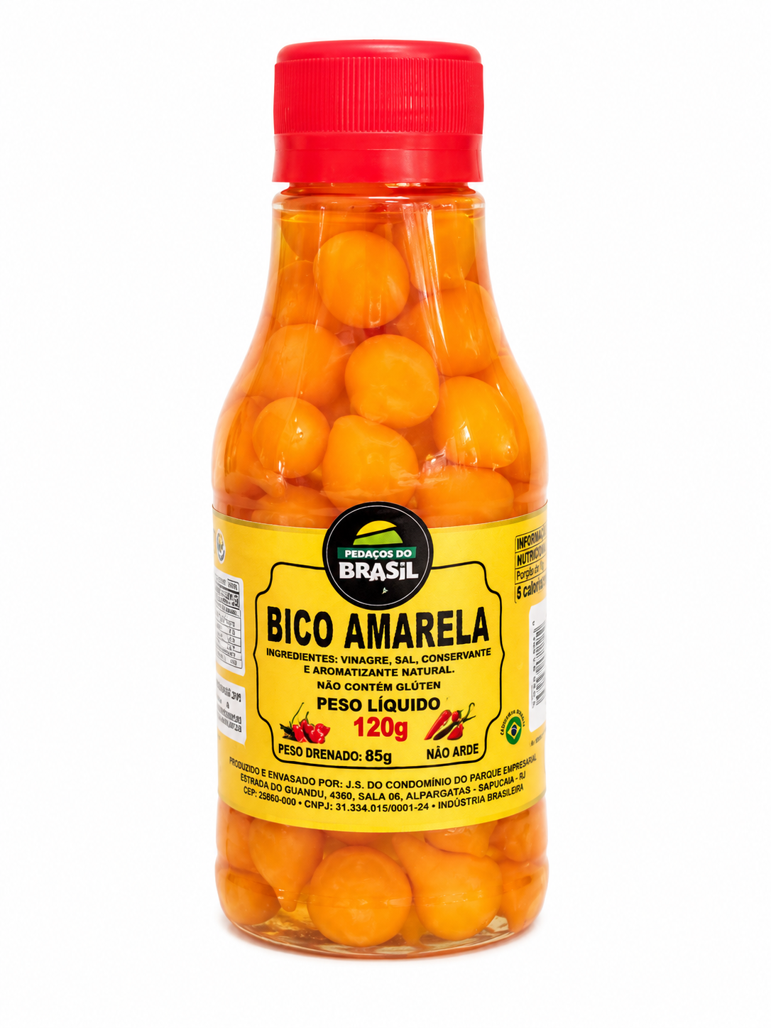 Pimenta bico amarela pedaços do brasil 260g