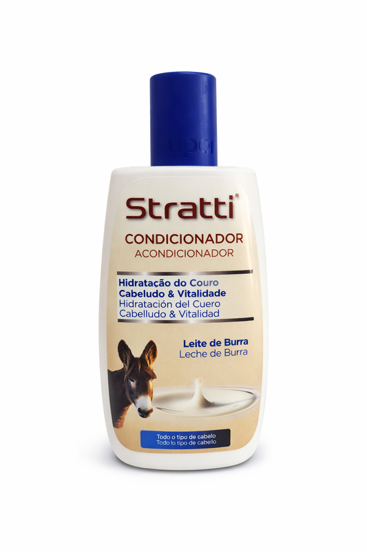 Acondicionador Stratti Leite de Burra, Retinol & Keratina 300ml.